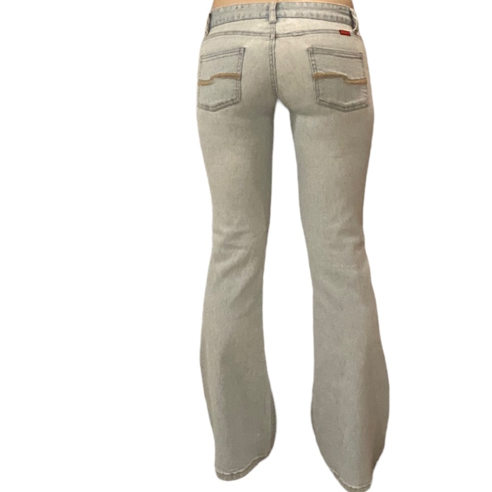 Tilt Flare stretch Jeans light wash y2k